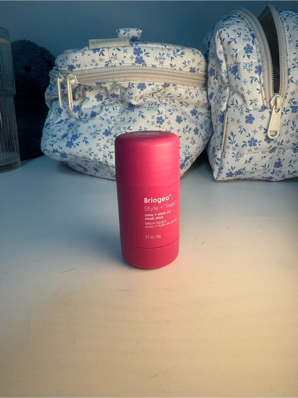 Briogeo Stick Treatment Balm in Bright Pink